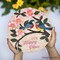 Blossoming Songbirds Positivity Stepping Stone, 9.5" Happiness Garden Decoration and Support Gift